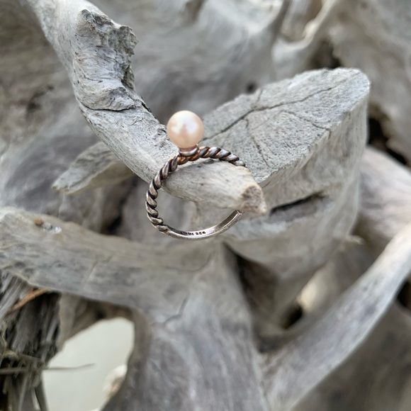 🌅Sterling Silver Hypnotic Mermaids Pearl.925 sterling Ring 🌅 - Picture 7 of 17